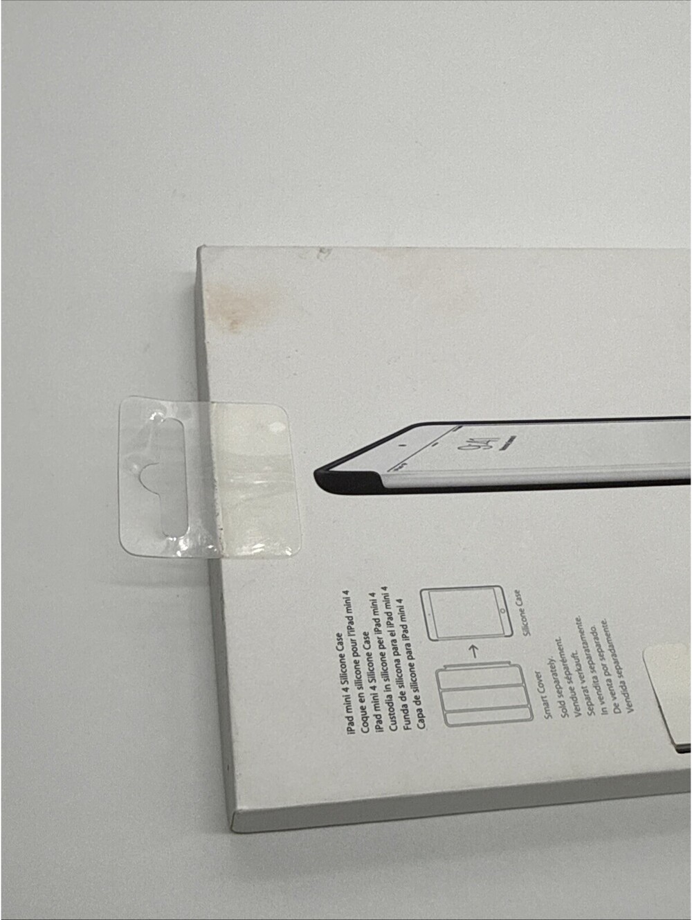 NIB • Apple iPad mini 4 Silicone Case • 7.9 Inch • MKLK2ZM/A • Charcoal Gray - Picture 3 of 5